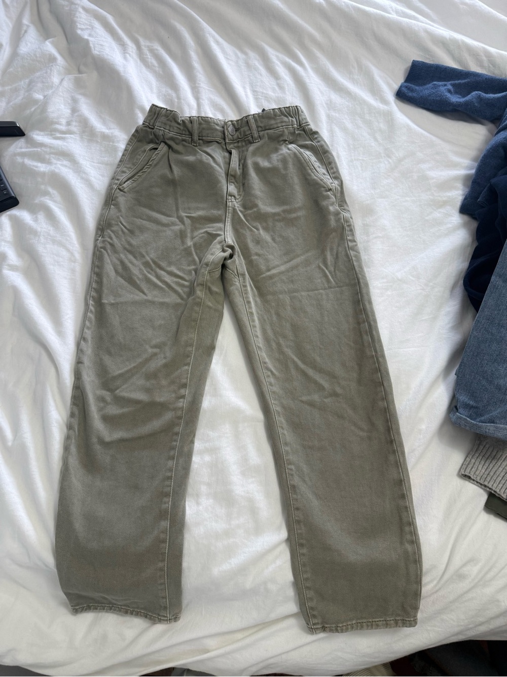 Zara Men's Chinos in Olive Tone